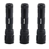 Hisonde 3Pack wf-502b Flashlight Tactical Flashlight 1000 Lumens Emergency Powerful Flashlights 5 Modes Heavy Duty Flashlight 18650 Flashlight Waterproof 502b Torch (Batteries Not Included)