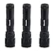Hisonde 3Pack wf-502b Flashlight Tactical Flashlight 1000 Lumens Emergency Powerful Flashlights 5 Modes Heavy Duty Flashlight 18650 Flashlight Waterproof 502b Torch (Batteries Not Included)