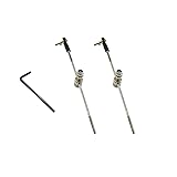 2PCS RC Boat Push Rod Kit Plastic Tie Rod Ends Ball
