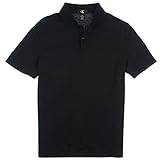 Calvin Klein Mens Striped Short Sleeve Polo Shirt