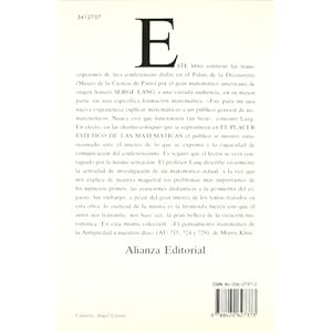 El placer estetico de las matematicas/ The Esthetic Pleasure of Mathematics (Spanish Edition)