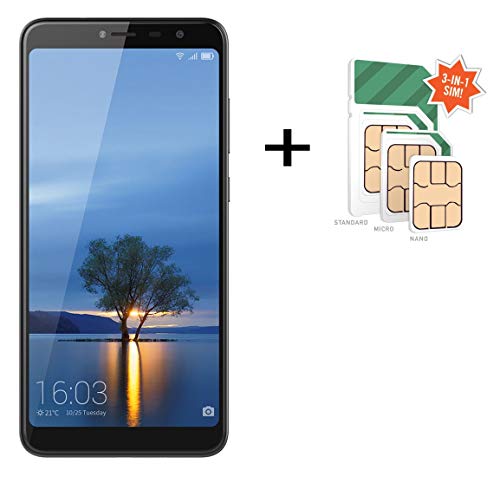 image for Hisense Infinity F24 16GB GSM Unlocked Smartphone, Black + Mint Mobile