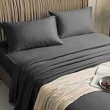 LBRO2M 100% Bamboo Bed Sheet Queen Size 4 Piece
