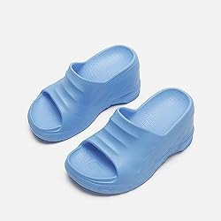 Arqa Marshmallow Wedge Sandals for Women Open Toe
