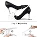 HEMBOR Shoe Slots Organizer, 3 Step Adjustable Footwear Rack Holder, Double Layer Space Saver Storage Stacker, Suitable for Men's Women's High Low Shoes for Home Closet Indoor (20 Pack) (White)