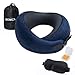 HOMCA Memory Foam Neck Pillow (Blue)