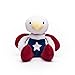 Bears For Humanity Organic USA Eagle Animal Pals Plush Toy, Red, 12