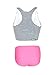 Xidi Women Girl High Waist Retro Bikini Swimsuit Set Black Lalbel Large / US Size Medium