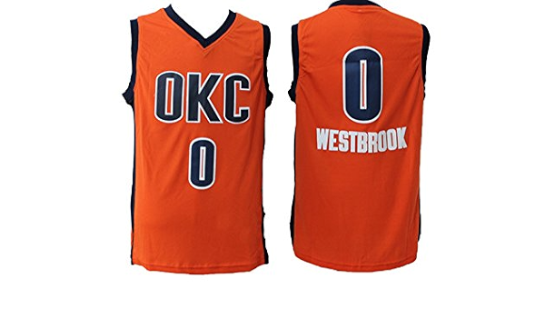 orange okc westbrook jersey