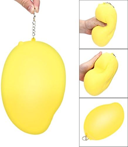 FINERINE Simulation Big Mango Squishy Slow Rising Cream Scented Squeeze Charm Cure Toy