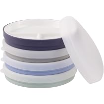 Assiettes Compartimentées En Porcelaine Pour Enfants Elk And Friends - 7.8 Pouces, Avec Manchons En Silicone Antidérapants - Micro-ondes Et Lave-vaisselle Safe