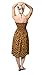 One-Size-fits-Most Tube Dress/Coverup with Animal Print - Giraffe