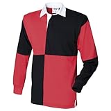 Front Row Quartered Rugby Sports Polo Shirt
