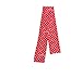 Slippery Apparel | Designer Head Scarf Fashion Durags LV Supreme Ape & More - (Red LV x Preme)