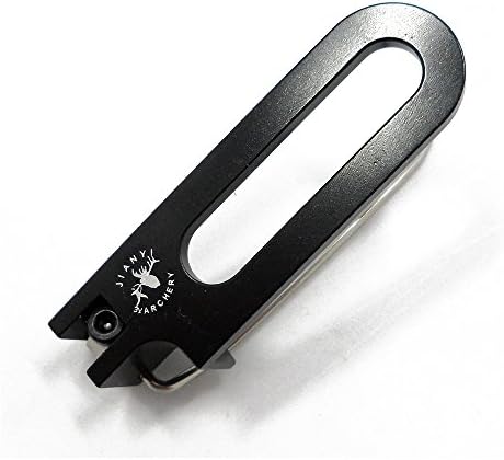 Jreameast Archery Bow Magnetic Arrow Rest Stick to Metal Bow Riser For Recurve Bow Right Hand Black