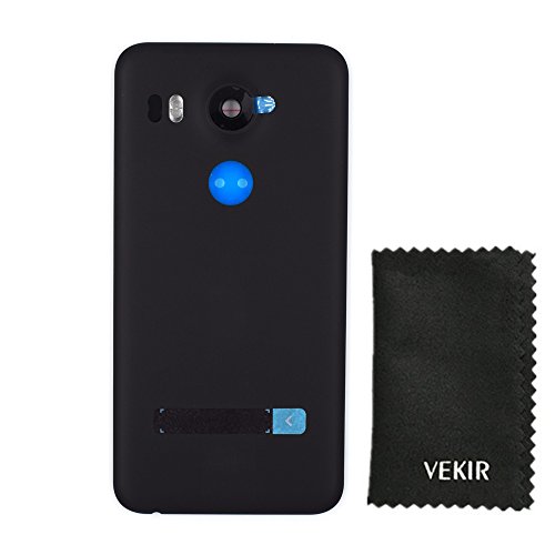 VEKIR Battery Back Case Camera Glass Cover with Flash Light Flex Cable Compatible with LG Nexus 5X H790 H791 H795(Black) Retail Packaging VEKIR Battery Back Case Camera Glass Cover with Flash Light Flex Cable Compatible with LG Nexus 5X H790 H791 H795(Black) Retail Packaging