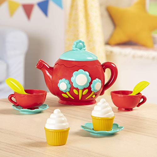 Battat Musical Tea Playset Kids Tea Party Set And Teapot With