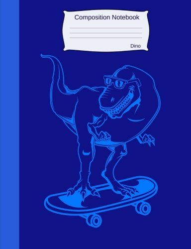 Composition Notebook Dino: Wide Ruled lined Book to write in