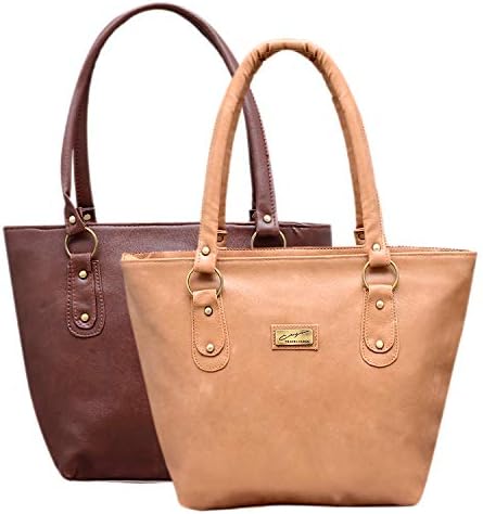 STALKERS Stylish Women Handbags(Combo)(Tan And Beige)