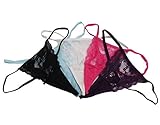 Ayaya Sexy Lace Lingerie T-back Thongs Pack of 5