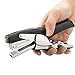 Plier Stapler, Heavy Duty Desk Staples 20 Sheets Paper Capacity Manual Stapler Save 60% Power, for Home School Supplies Portable Handheld Stapling Packaging Staple Gun for Warehouse Desk Office, Black