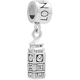 LSxAB Travel Location Charm Compatible with Pandora Charms Braceletss Women Journey World Viewpoint Tourist Spot Silver Dangle