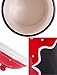 DII Ceramic Farmhouse Chic Polka-Dot Kitchen Canister/Container Organize Your Kitchen, Countertops, Cupboards or Pantry, Large, Red (5606)