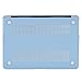 MOSISO Plastic Hard Case & Keyboard Cover & Screen Protector Compatible with MacBook Air 11 Inch, Pure Blue