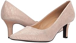 Trotters Women's Noelle Pump, Tan Metallic, 6.0 N US