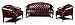Boss Office Products Classic Traditional Button Tufted Sofa in Oxblood