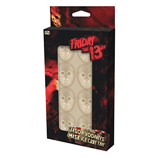 Icup friday the 13th - jason voorhees hockey mask molded off-whit…
