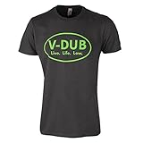 Genuine Volkswagen VW Driver Gear Live Life Low T-Shirt Tee