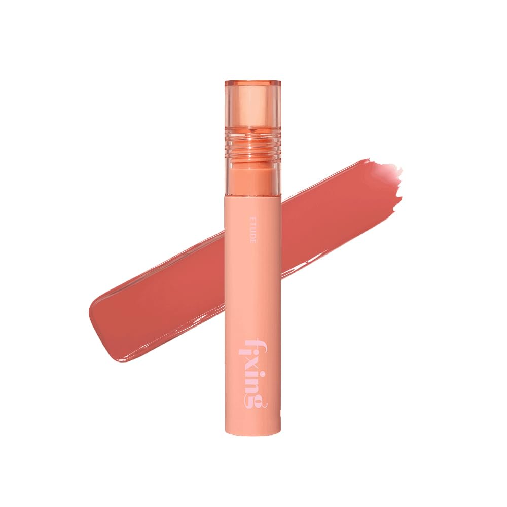 ETUDE Fixing Tint 03 Mellow Peach Long Lasting High Pigmented Liquid Lipstick Waterproof Lightweight Matte Finish 0.14 Fl Oz (Pack Of 1) Mellow Peach