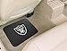FANMATS 9985 Las Vegas Raiders Back Row Utility Car Mat - 1 Piece - 14in. x 17in., All Weather Protection, Universal Fit, Molded Team Logo