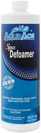 AquaAce Spa & Hot Tub Defoamer | 1 Quart (32 oz) | Get Foam Down Fast | Made in USA
