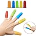 Qulable 10 Pieces Silicone Finger,Finger Protector, Finger Sleeves Great for Glue/Craft/Sewist/Wax/Rosin/Resin/Honey/Adhesives/Finger Cracking/Sport Games (Colors)