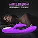 G Spot Rabbit Vibrator with Heating Function and Bunny Ears for Clitoris G-spot Stimulation,Waterproof Dildo with 9 Powerful Vibrations Dual Motor Stimulator for Women or Couple Fun