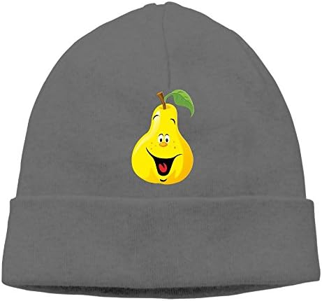 SADCPO Funny Pear Unisex Cool Beanie Watch Cap Fashion Ski Cap Warm Slouchy Beanie DeepHeather