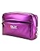 Holly LifePro 2pcs of set Elegant PU Leather Handy Cosmetic Pouch Clutch Makeup Bag Travel Accessory Organizer toiletry bag Purple