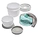 Rubbermaid Fasten + Go Soup Kit, Sea Foam Green, 3-Piece Set