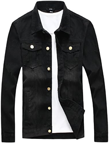 Olrek Men's Casual Wear Cotton Denim Jacket