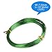 YANSHON Bonsai Wires Anodized Aluminum Bonsai Training Wire, Bonsai Training Wire Set of 5 with Bonsai Wire Cutter, Bonsai Wire Black, Green - Size 1.0 mm/ 1.5 mm/ 2.0 mm (Each Size 32.8ft/10m)