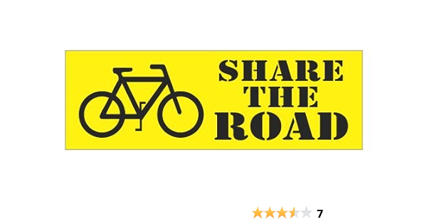 caution sticker for bike