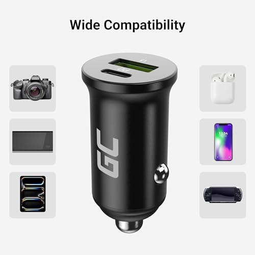 Chargeur Allume-Cigare 38 W, USB-C PD et USB-A Ultra Charge