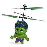 Marvel Heros Flying Copter - Fun Hand Control Levitating Heli Ball - Figure Flies up to 15 Feet for Indoor RC fun! (Hulk Figure)
