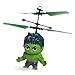 Marvel Heros Flying Copter - Fun Hand Control Levitating Heli Ball - Figure Flies up to 15 Feet for Indoor RC fun! (Hulk Figure)