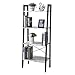 VASAGLE Ladder Shelf, 4-Tier Bookcase, Storage Rack for Living Room, Kitchen, Faux Marble