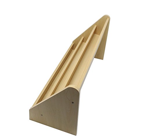FixtureDisplays Countertop Step Rack for Literature, Brochure, Tile Swatch Paint Brochure Holder, Unassembled 2903-FBA - Thumbnail 3
