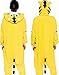 Silver Lilly Adult Pajamas - Plush One Piece Cosplay Tiger Animal Costume (XL)