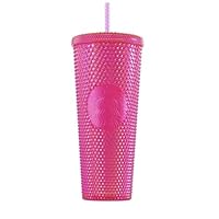 Starbucks 2019 Holiday Studded Tumbler Neon Pink